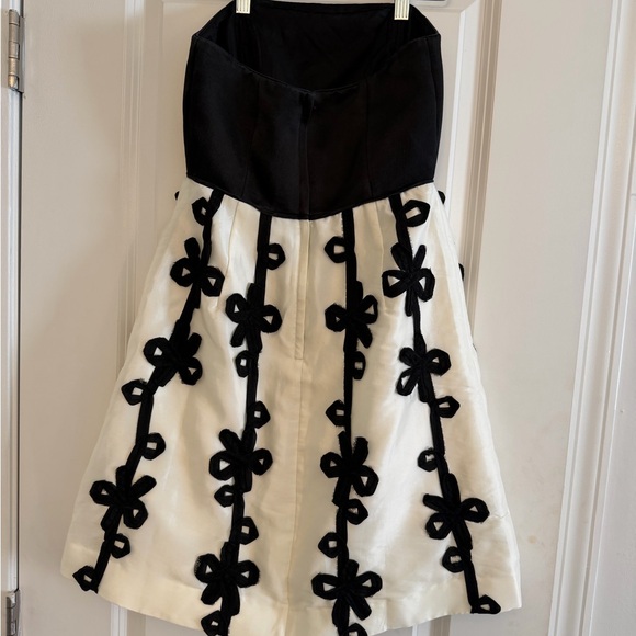 Lilly Pulitzer Black and White Strapless Dress - Picture 2 of 2